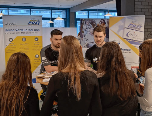 Autoteile Post AG bei der Ausbildungsbörse an der Käthe-Kollwitz-Gesamtschule