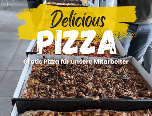 Pizza-Überraschung für alle Mitarbeiter!