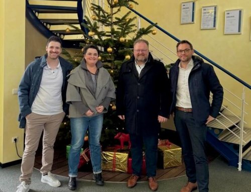 Besuch von Bürgermeister Marc Venten und Stefanie Bössem bei der Autoteile Post AG!