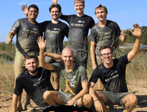IT-Team der Autoteile Post AG beim Mud Masters!
