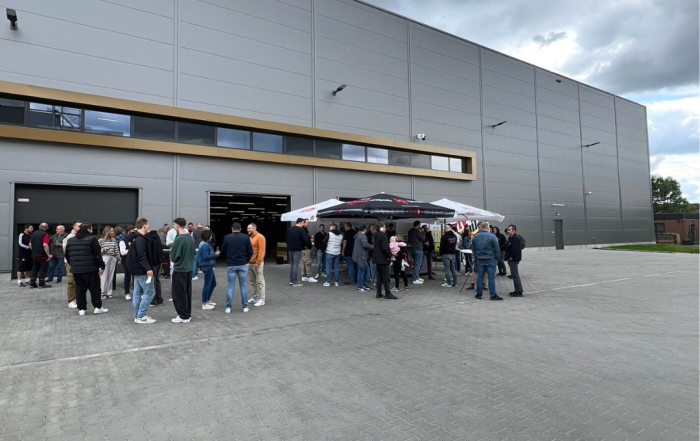 Einweihung neue Lagerhalle