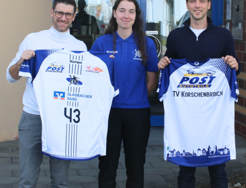 Autoteile Post unterstützt den TV Korschenbroich weiterhin als Hauptsponsor
